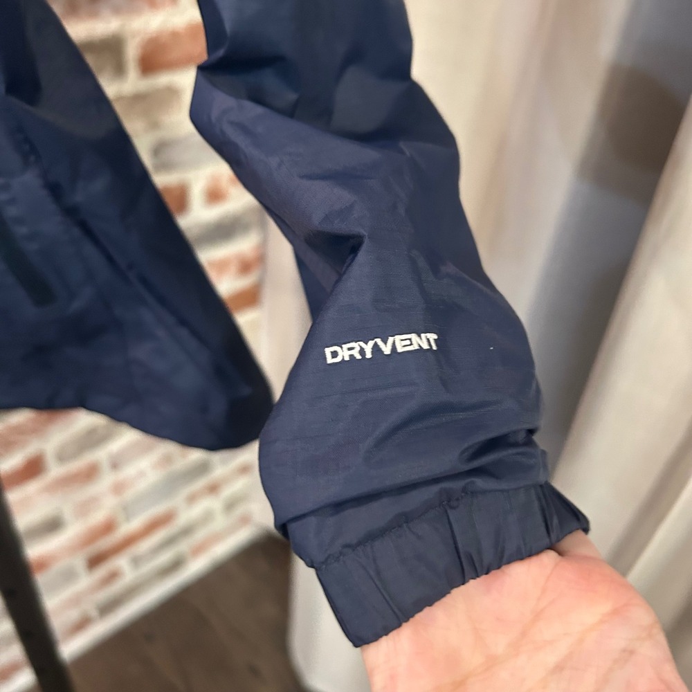 The North Face Rain Jacket Womens Navy Blue DryVent Hooded Waterproof Gorpcore S - Picture 3 of 13
